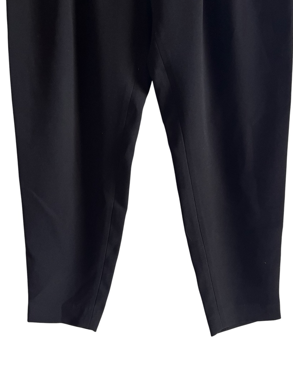 Nili Lotan black pleated elastic waist cropped pants XS excellent condition - Picture 3 of 9